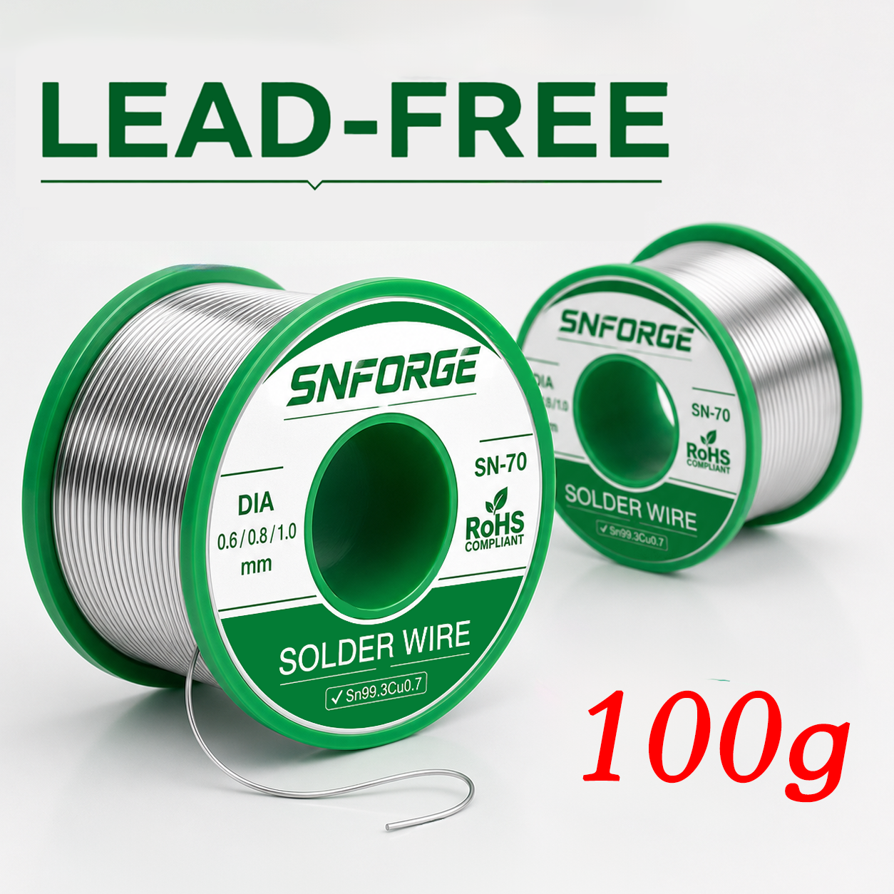 Diy Electronics Shop - Lead-Free 99.3% Tin Sn99.3Cu0.7 Soldering Tin