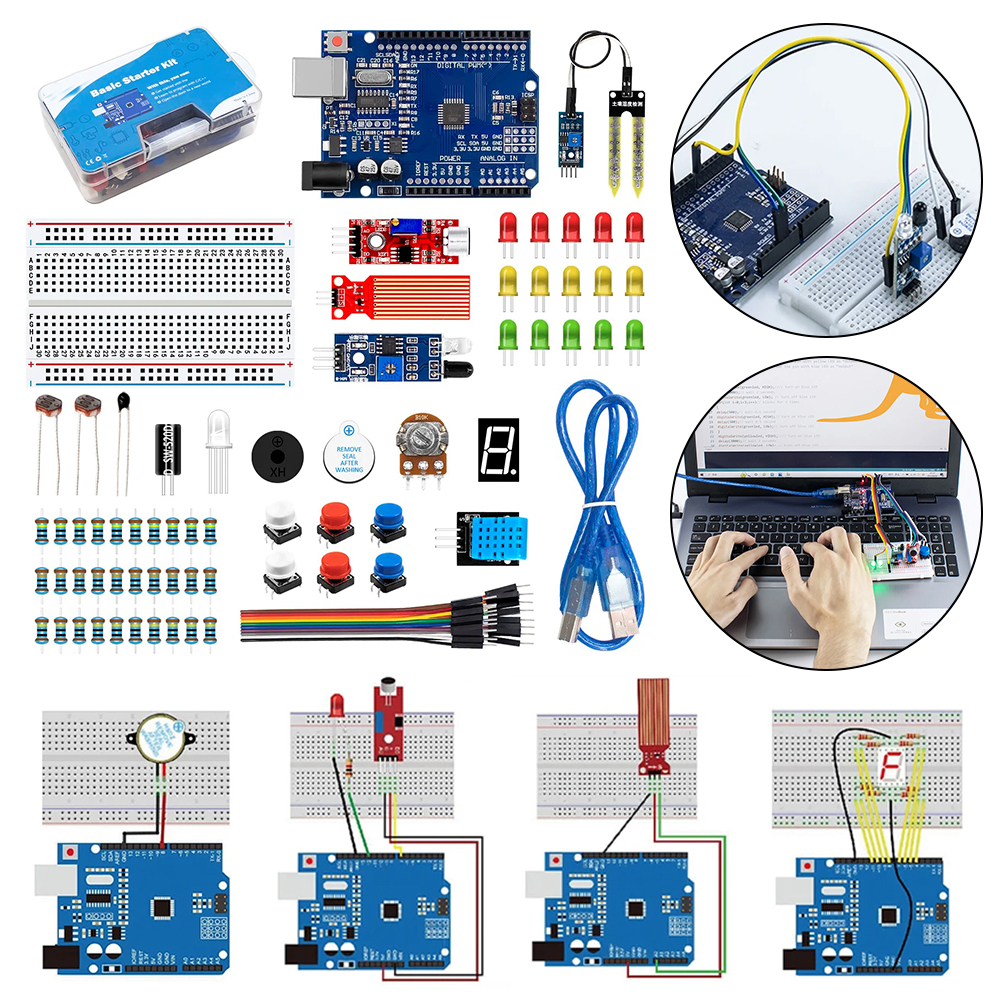 Basic Starter Kit with Breadbo - Diy Electronics Basics ulasan dan harga