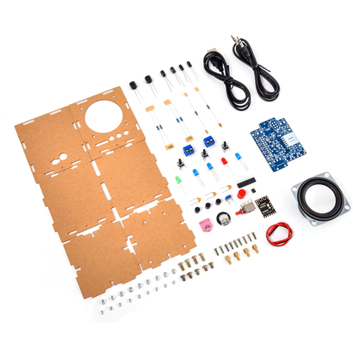 HU-009 Bluetooth Speaker Mini  - Diy Electronics Components Kit ulasan dan harga