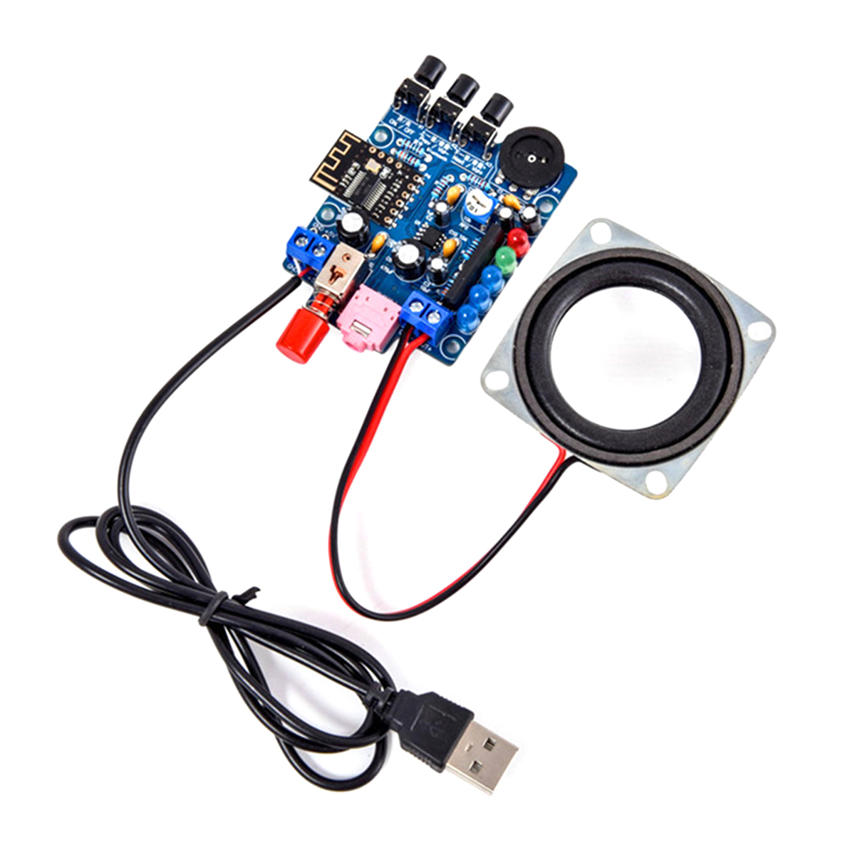 HU-009 Bluetooth Speaker Mini  - Diy Electronics Components Kit ulasan dan harga