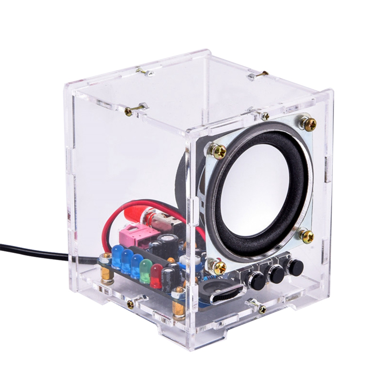 HU-009 Bluetooth Speaker Mini  - Diy Electronics Components Kit ulasan dan harga
