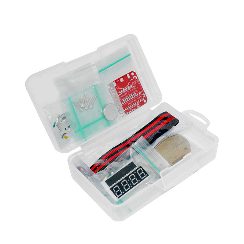 Single Chip LED Kit Clock DIY  - Diy Electronics Parts ulasan dan harga