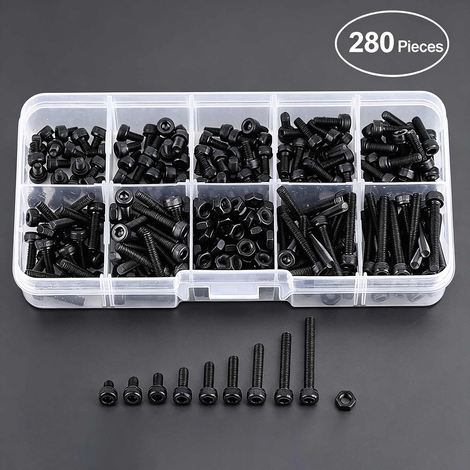 M3 Black Hex Socket Head Cap S - Diy Electronics Components Kit ulasan dan harga