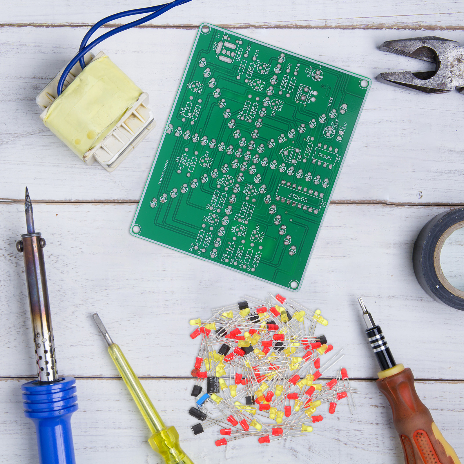Explosion Light DIY Electronic - Diy Electronics Project Kit ulasan dan harga