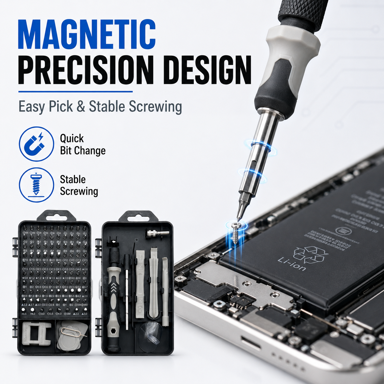 115 in 1 Magnetic Precision Sc - Diy Electronics Components Kit ulasan dan harga