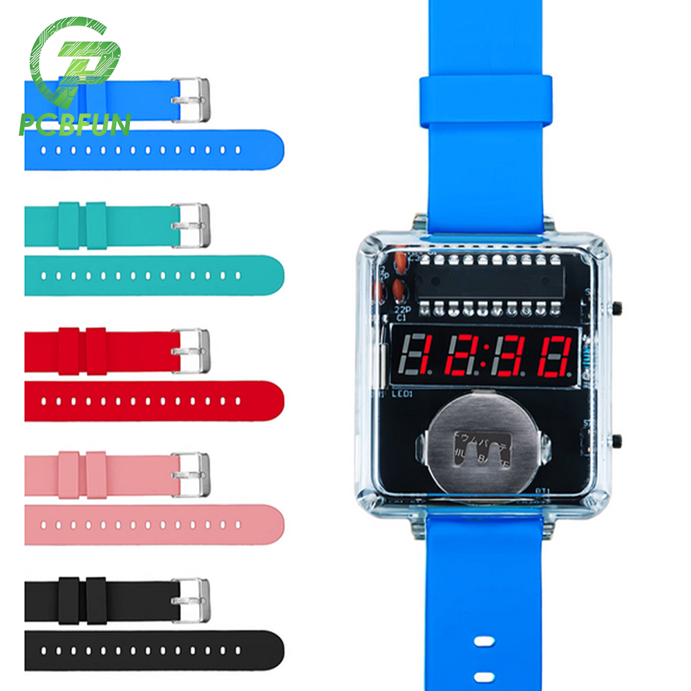 DIY Electronic Watch Kit LED D - Diy Electronics Youtube ulasan dan harga