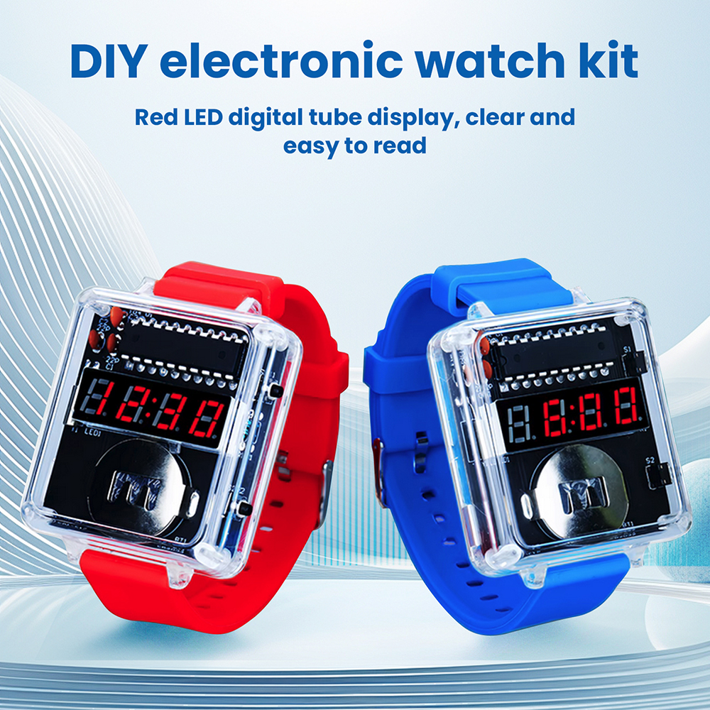 DIY Electronic Watch Kit LED D - Diy Electronics Youtube ulasan dan harga
