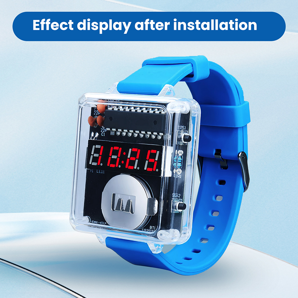 DIY Electronic Watch Kit LED D - Diy Electronics Youtube ulasan dan harga