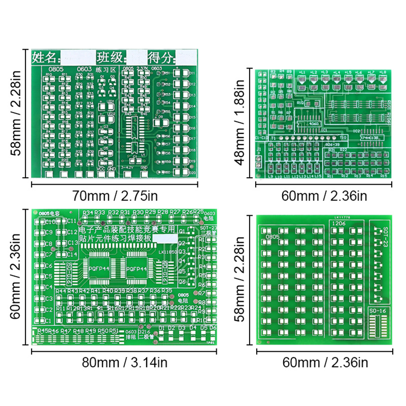 Soldering Practice Four-Piece  - Diy Electronics Basics ulasan dan harga