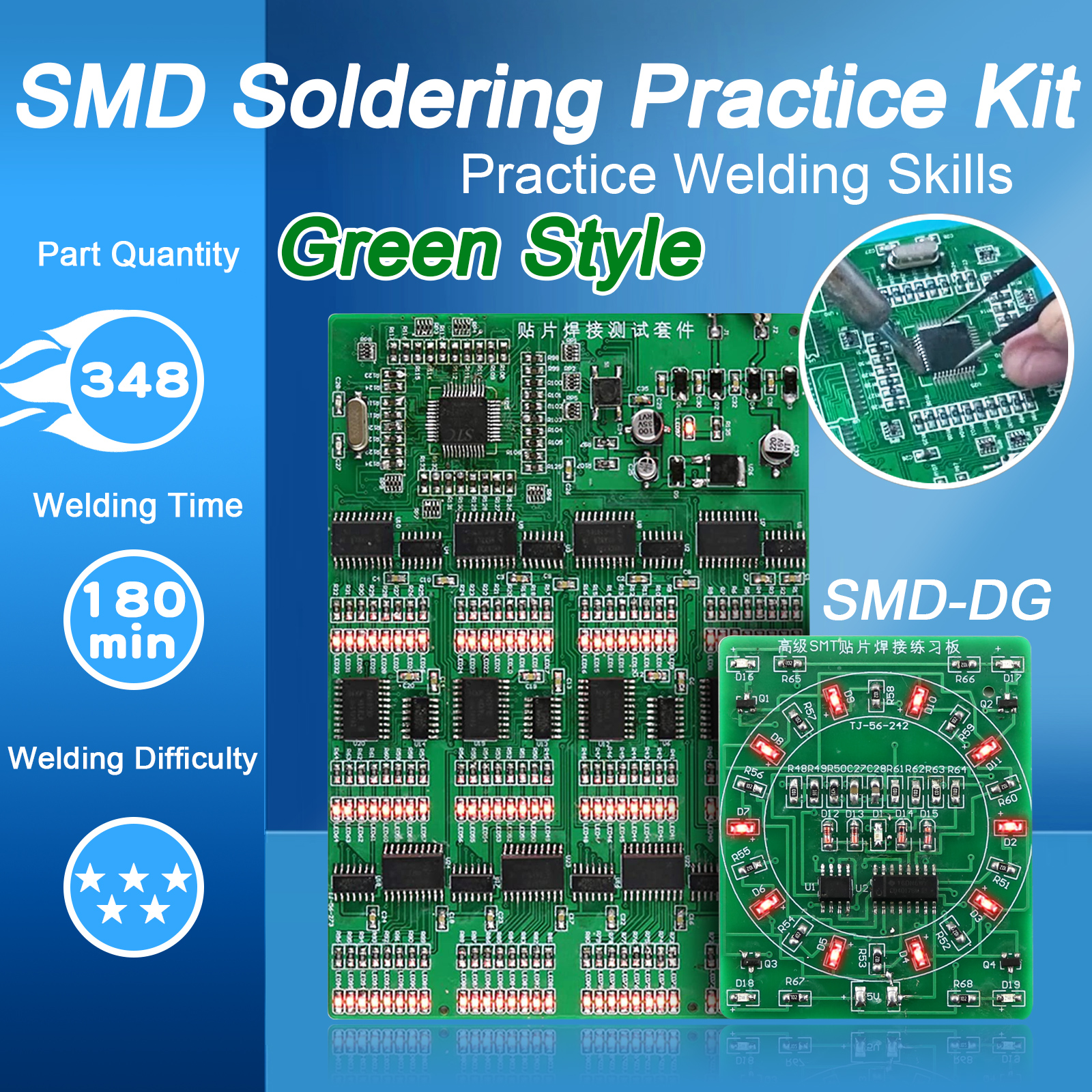 Soldering Practice Two-Piece S - Diy Electronics Basics ulasan dan harga