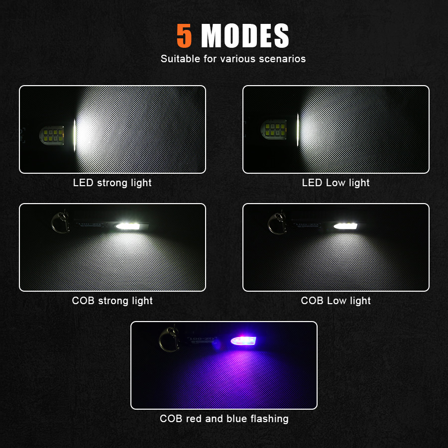 Multifunctional Keychain Flash - Diy Lamp Electronics ulasan dan harga