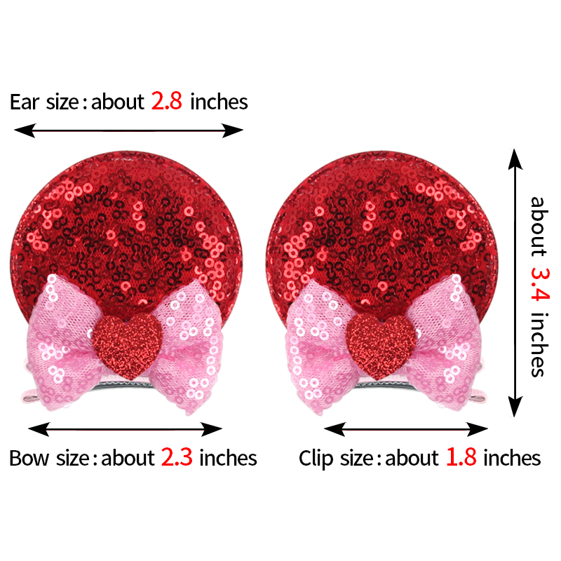 New Cartoon Mouse Ears Bow Cli - Diy Mouse Electronics ulasan dan harga