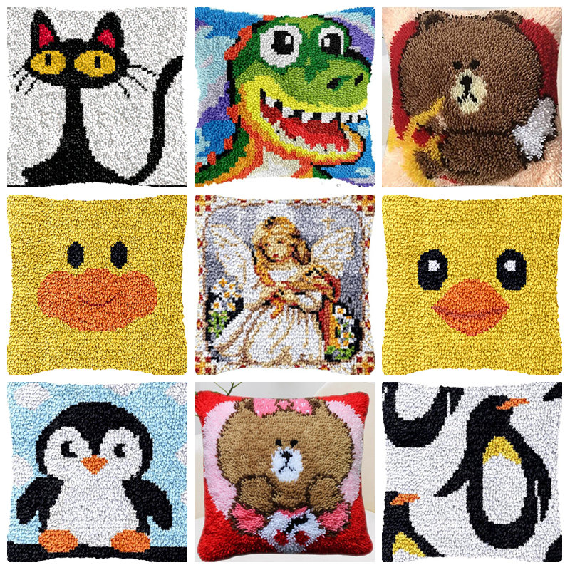 Cartoon Embroidery Latch Hook  - Diy Electronics Watch ulasan dan harga