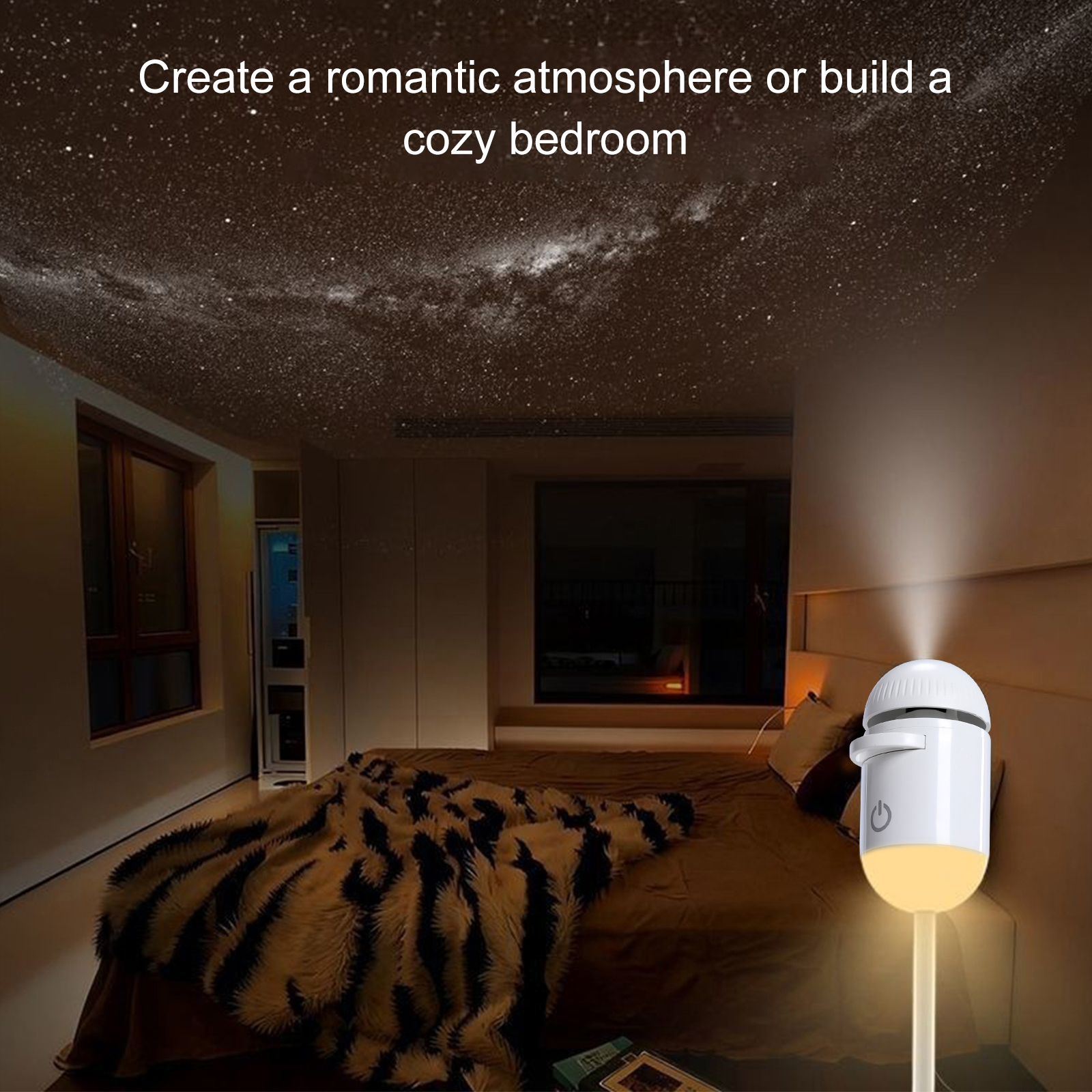 2-in-1 Mini Galaxy 360° Rotate - Diy Lamp Electronics ulasan dan harga