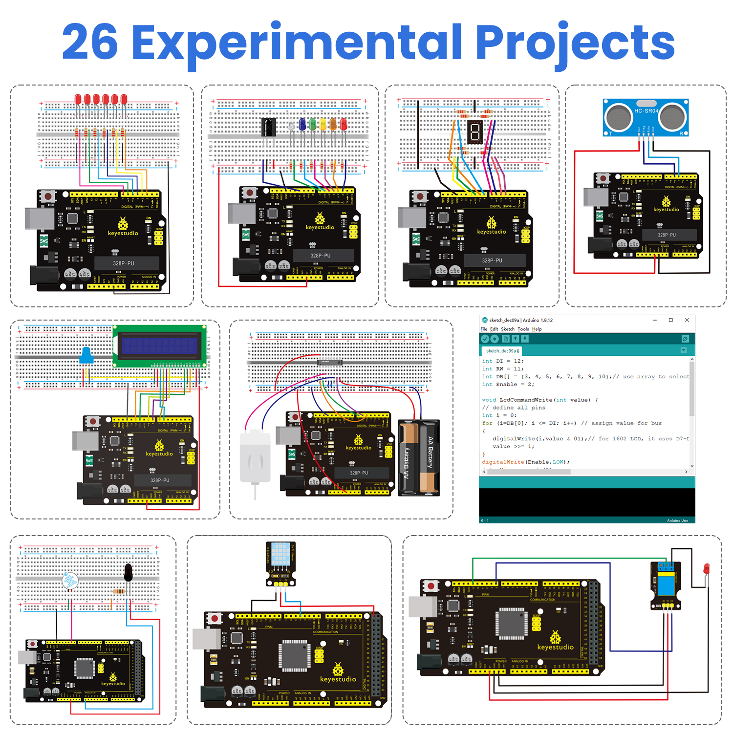 Keyestudio Basic Programmable  - Diy Electronics Basics ulasan dan harga