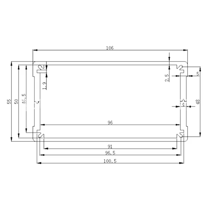 A84X-Aluminum Alloy Electronic - Diy Enclosure For Electronics ulasan dan harga