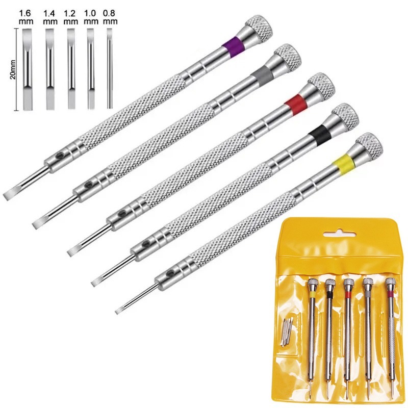 0.8-1.6mm Steel Screwdriver fo - Diy Electronics Watch ulasan dan harga