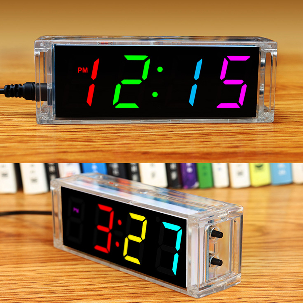 Digital Tube DIY Clock Kit Tem - Diy Electronics Components Kit ulasan dan harga