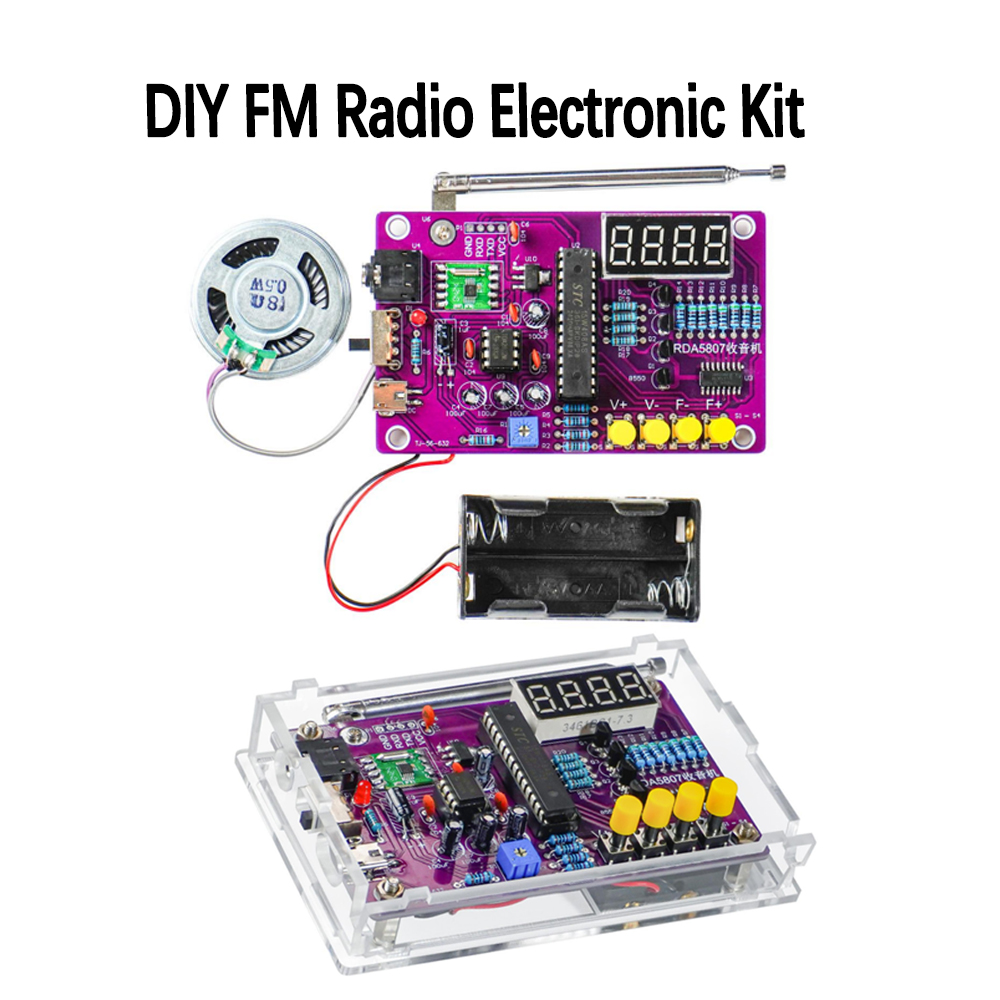 DIY FM Radio Electronic Kit 87 - Diy Electronics Project Kit ulasan dan harga
