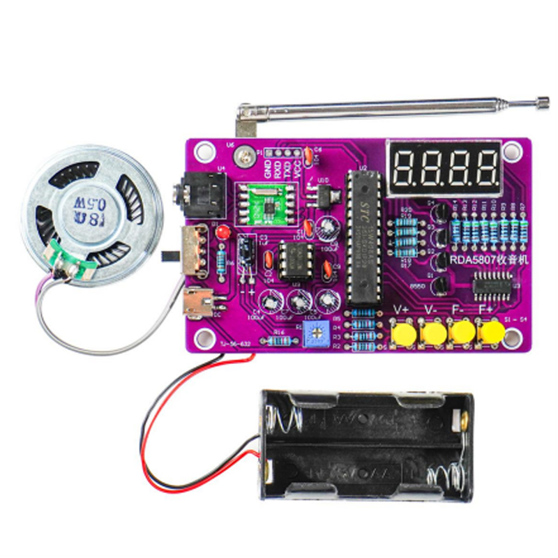 DIY FM Radio Electronic Kit 87 - Diy Electronics Project Kit ulasan dan harga