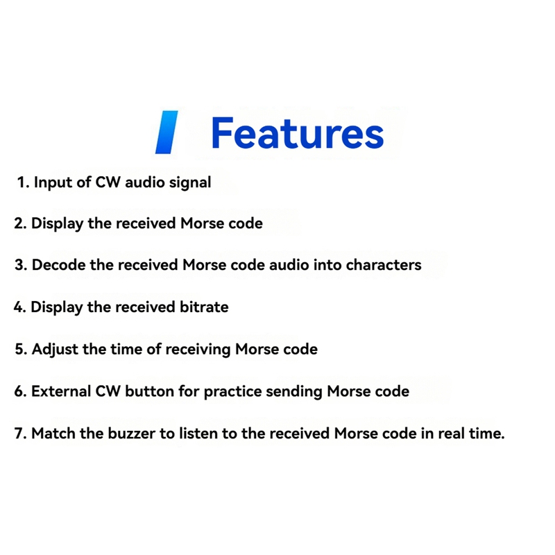 A56G-Upgraded CW Morse Code De - Diy Electronics Components Kit ulasan dan harga