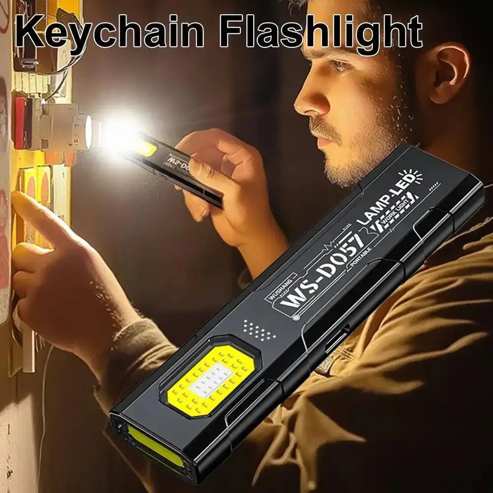 Powerful Mini COB Keychain Fla - Diy Lamp Electronics ulasan dan harga