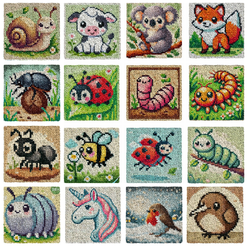 Cute Animals Embroidery Latch  - Diy Electronics Parts ulasan dan harga