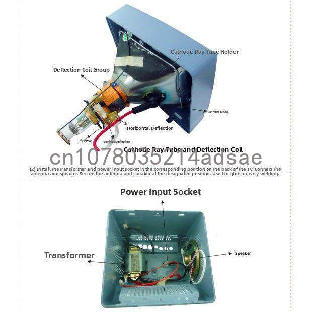 5.5 Inch Black & White TV Main - Diy Electronics Parts ulasan dan harga