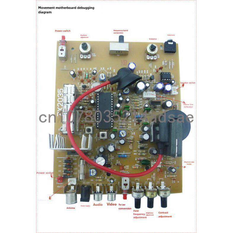 5.5 Inch Black & White TV Main - Diy Electronics Parts ulasan dan harga