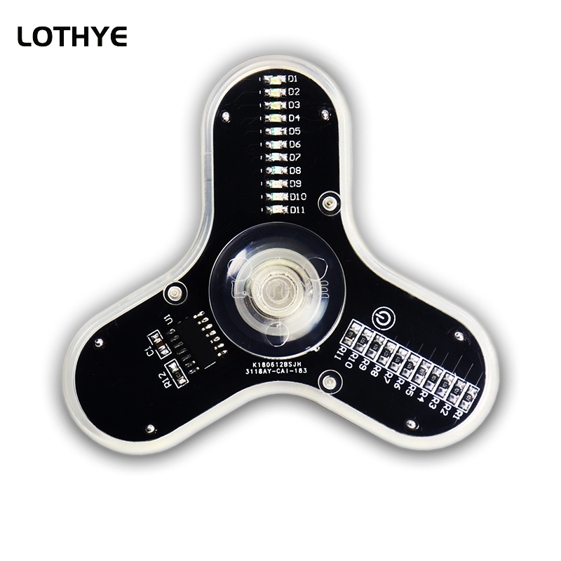 LED Fidget Spinner Manufacture - Diy Electronics Parts ulasan dan harga