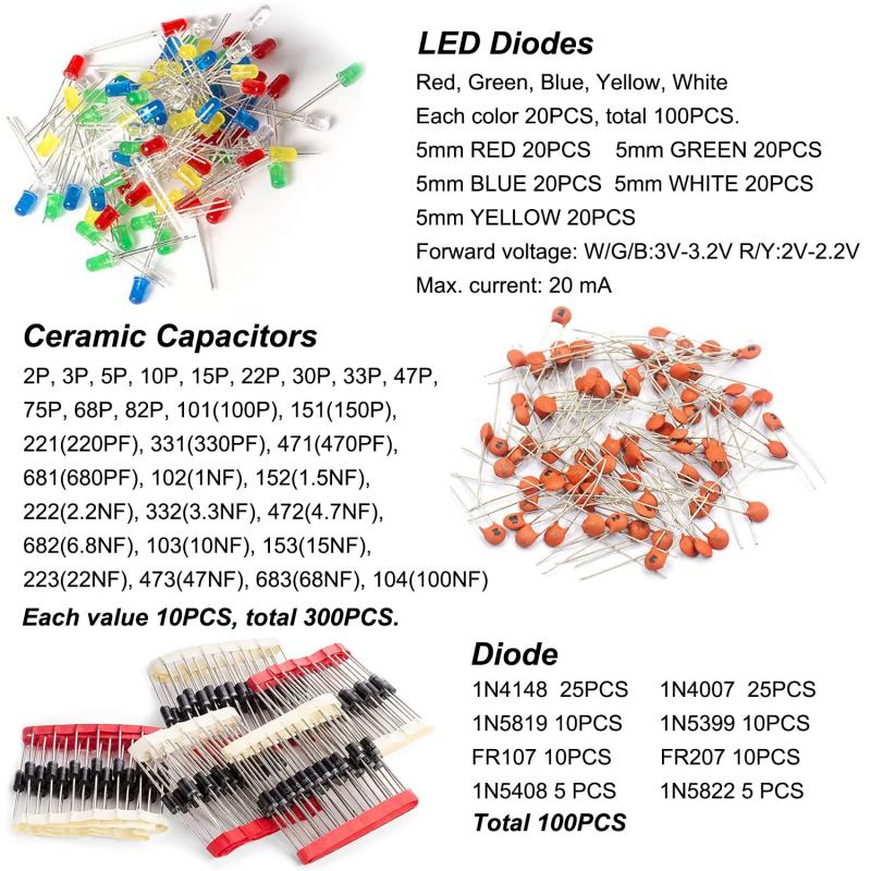New 1400PCS Basic Electronic C - Diy Electronics Basics ulasan dan harga