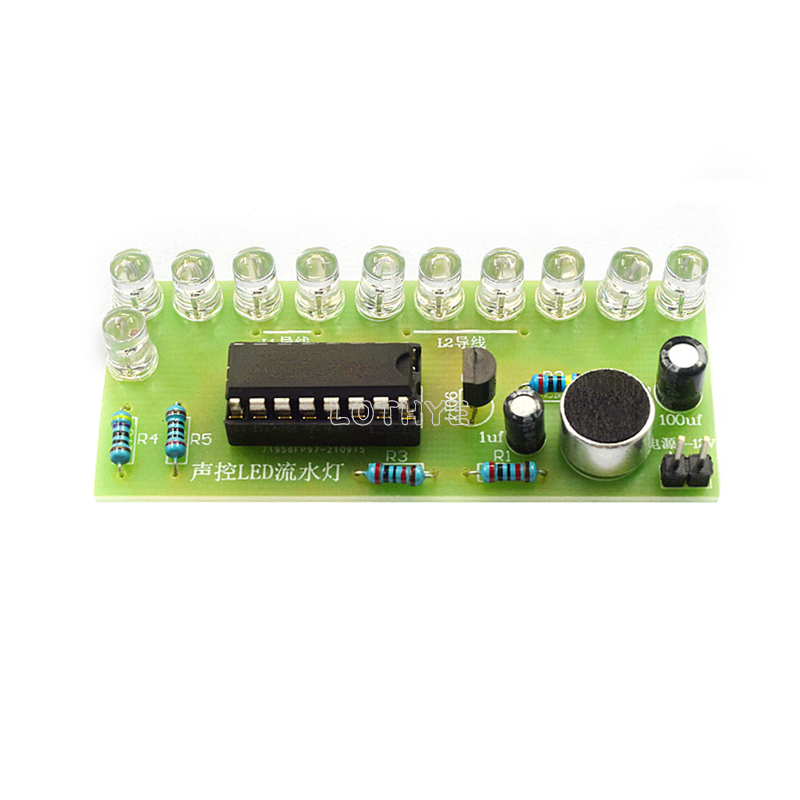 CD4017 Voice Control LED Water - Diy Electronics Parts ulasan dan harga