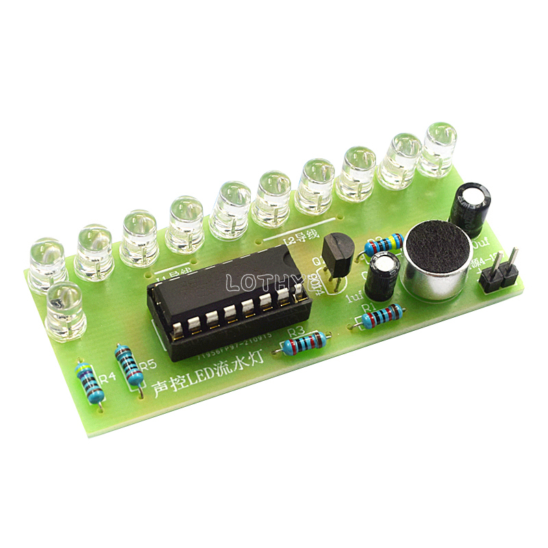 CD4017 Voice Control LED Water - Diy Electronics Parts ulasan dan harga