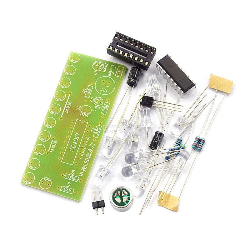 CD4017 Voice Control LED Water - Diy Electronics Parts ulasan dan harga
