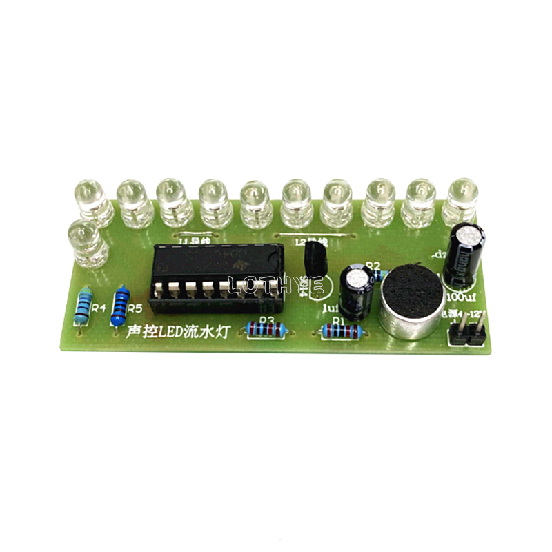 CD4017 Voice Control LED Water - Diy Electronics Parts ulasan dan harga