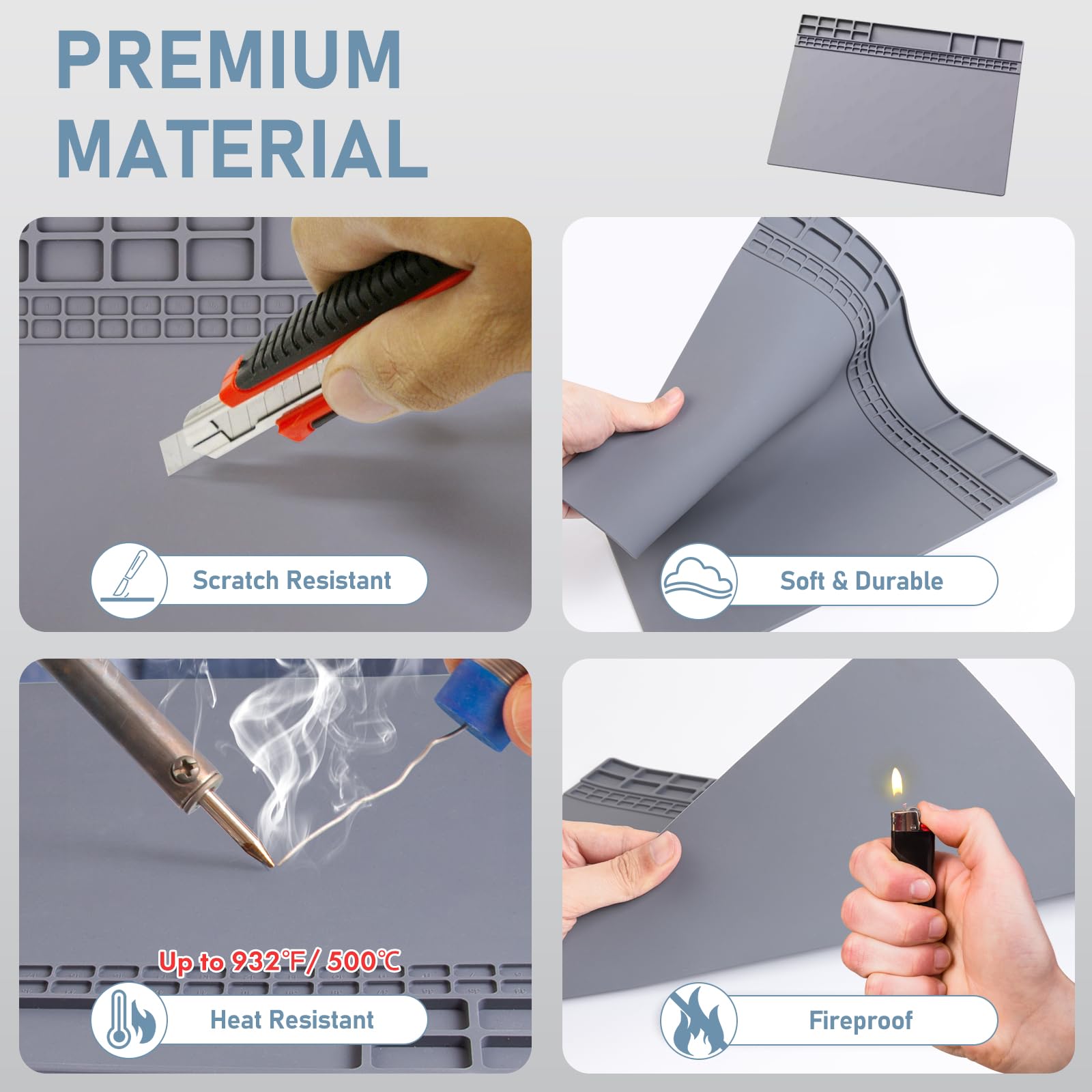 Magnetic Silicone Solder Pad 5 - Diy Electronics Watch ulasan dan harga