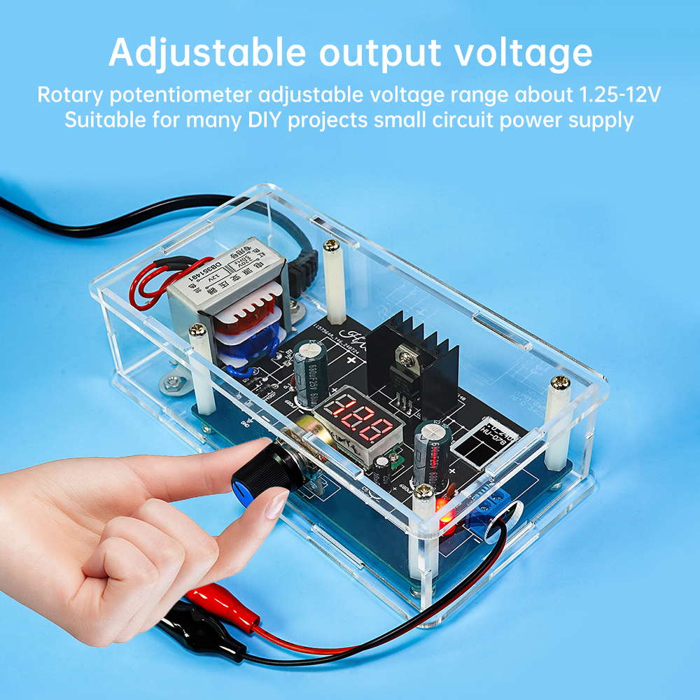 LM317 DC regulated adjustable  - Lm317 Voltage Regulator ulasan dan harga