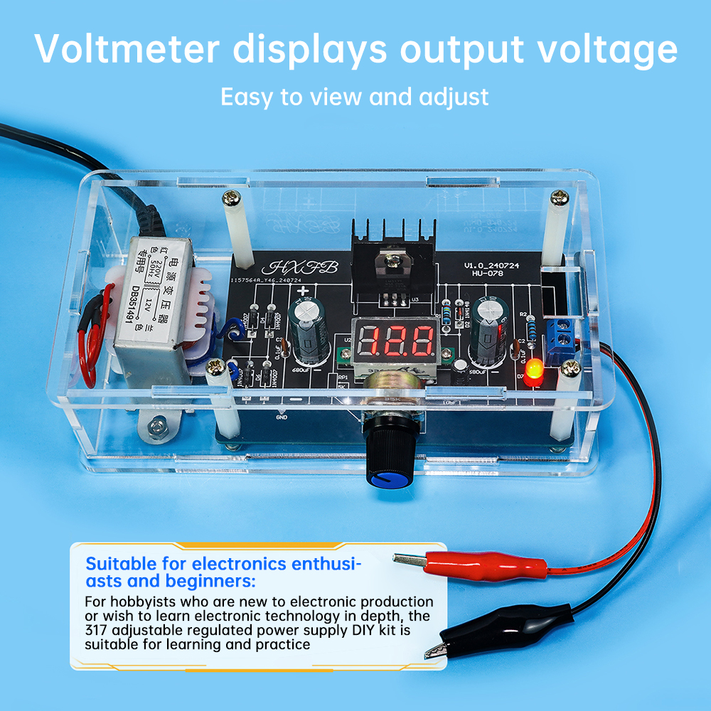 LM317 DC regulated adjustable  - Lm317 Voltage Regulator ulasan dan harga