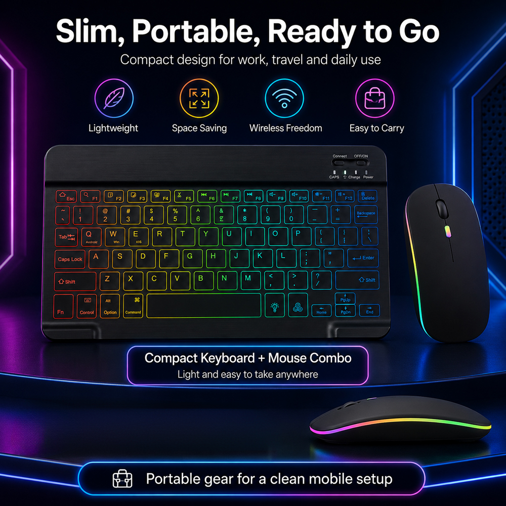 New Ultra Slim Portable 7 Colo - Diy Mouse Electronics ulasan dan harga