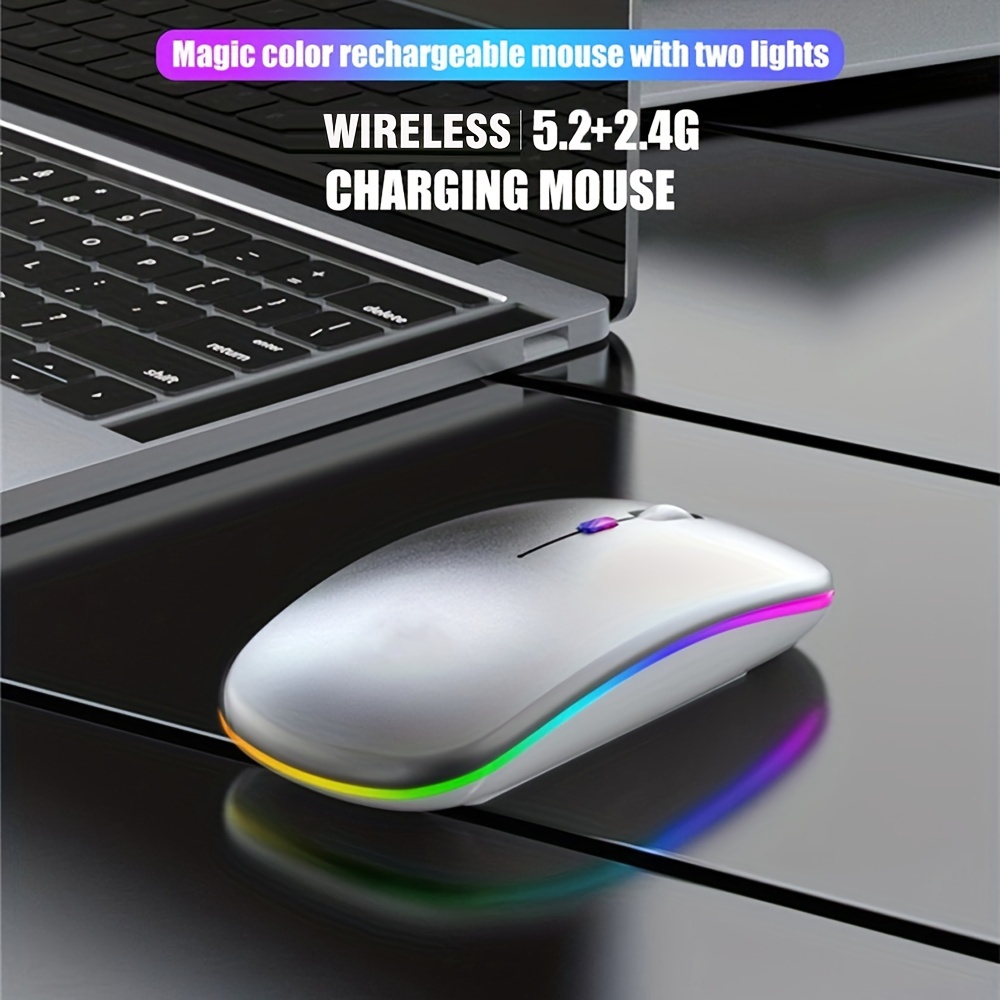 Wireless Mouse RGB Rechargeabl - Diy Mouse Electronics ulasan dan harga