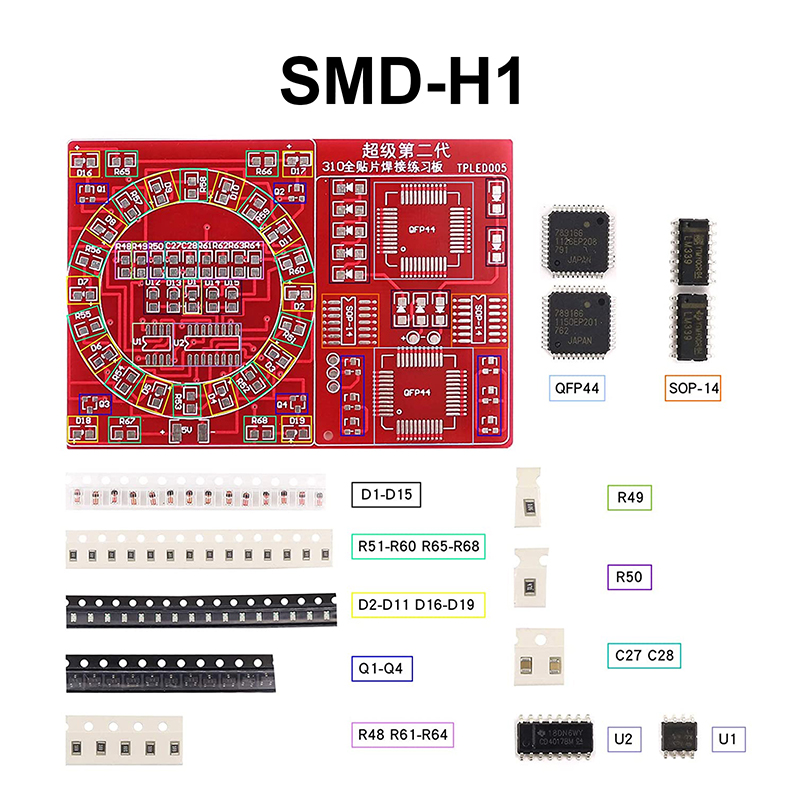 Soldering Practice Two-Piece S - Diy Electronics Basics ulasan dan harga