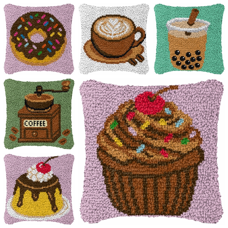 Cartoon Food Smyrna Latch Hook - Diy Electronics Watch ulasan dan harga