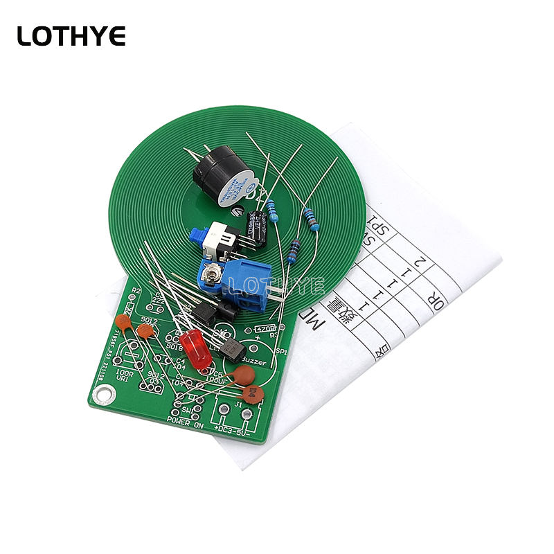DC 3V-5V Metal Detector Kit DI - Diy Electronics Components Kit ulasan dan harga