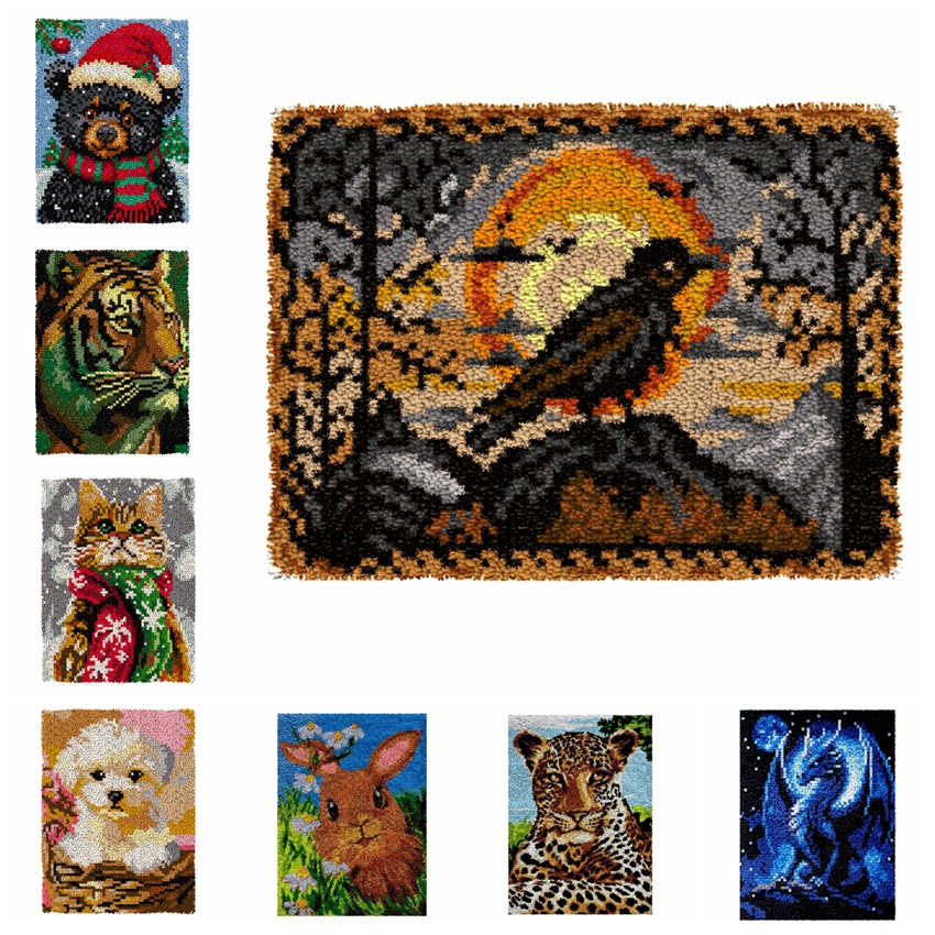 Animal Series Carpet Embroider - Diy Electronics Watch ulasan dan harga