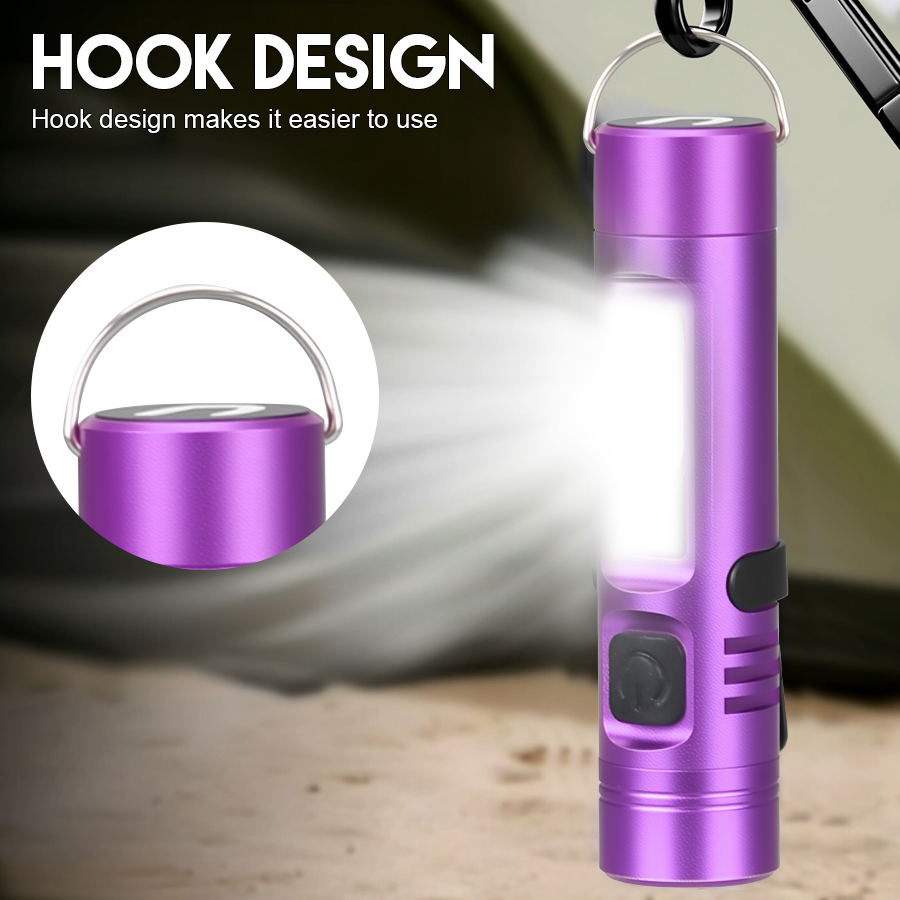 Mini LED COB Keychain Flashlig - Diy Lamp Electronics ulasan dan harga