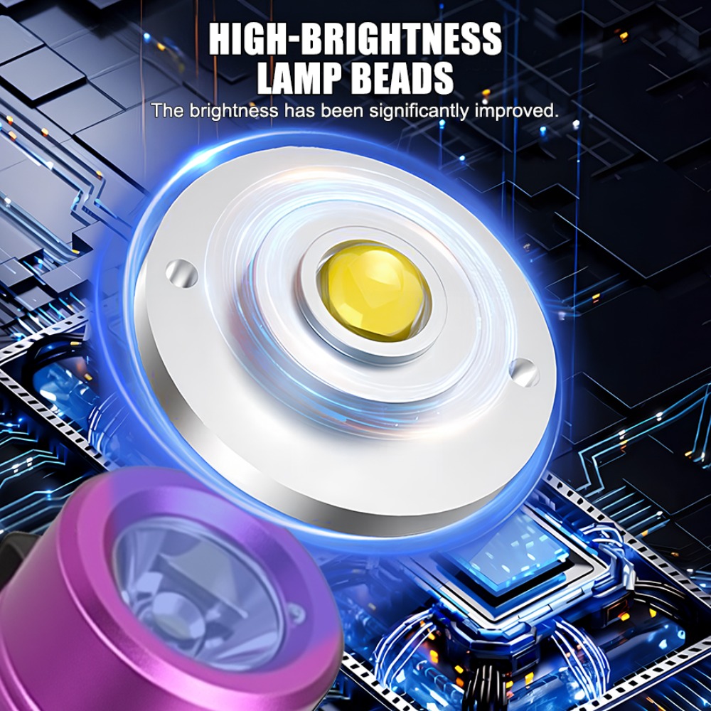 Mini LED COB Keychain Flashlig - Diy Lamp Electronics ulasan dan harga