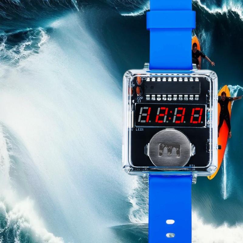 1Set DIY Electronic Watch Kit  - Diy Electronics Youtube ulasan dan harga