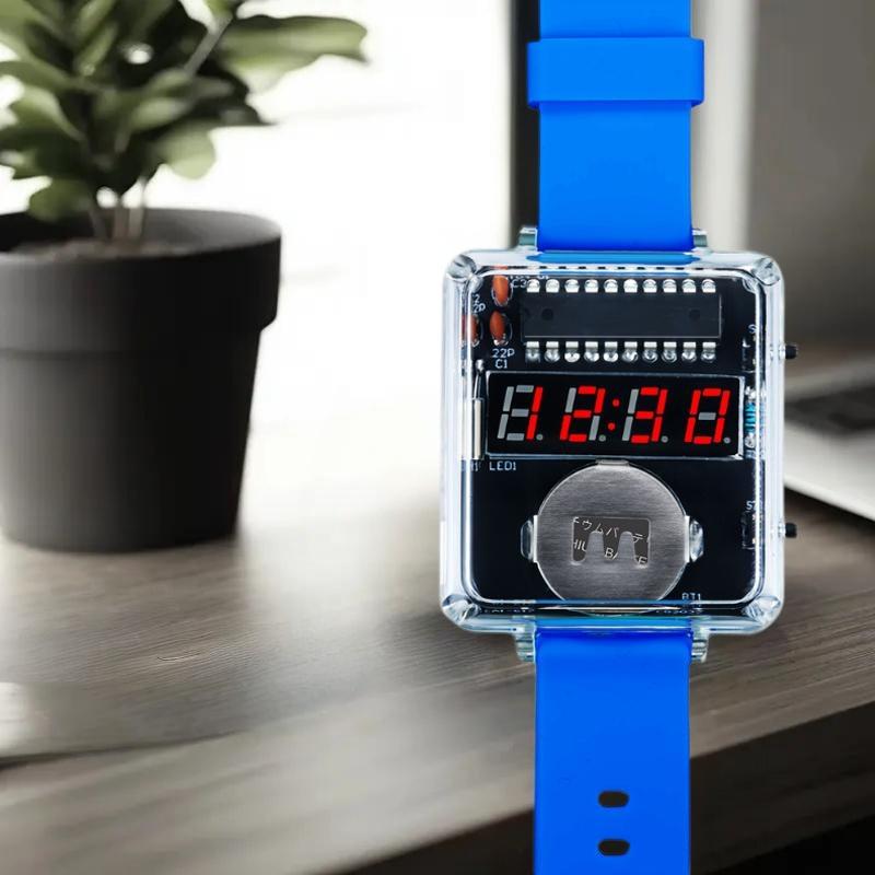 1Set DIY Electronic Watch Kit  - Diy Electronics Youtube ulasan dan harga