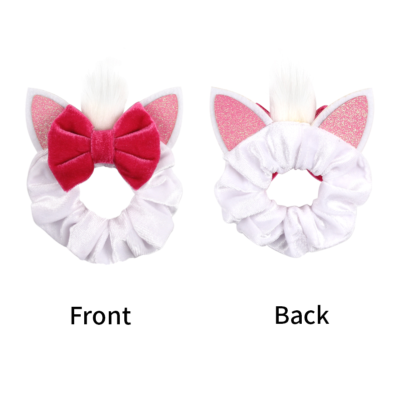 New Mouse Ears Velvet Scrunchi - Diy Mouse Electronics ulasan dan harga