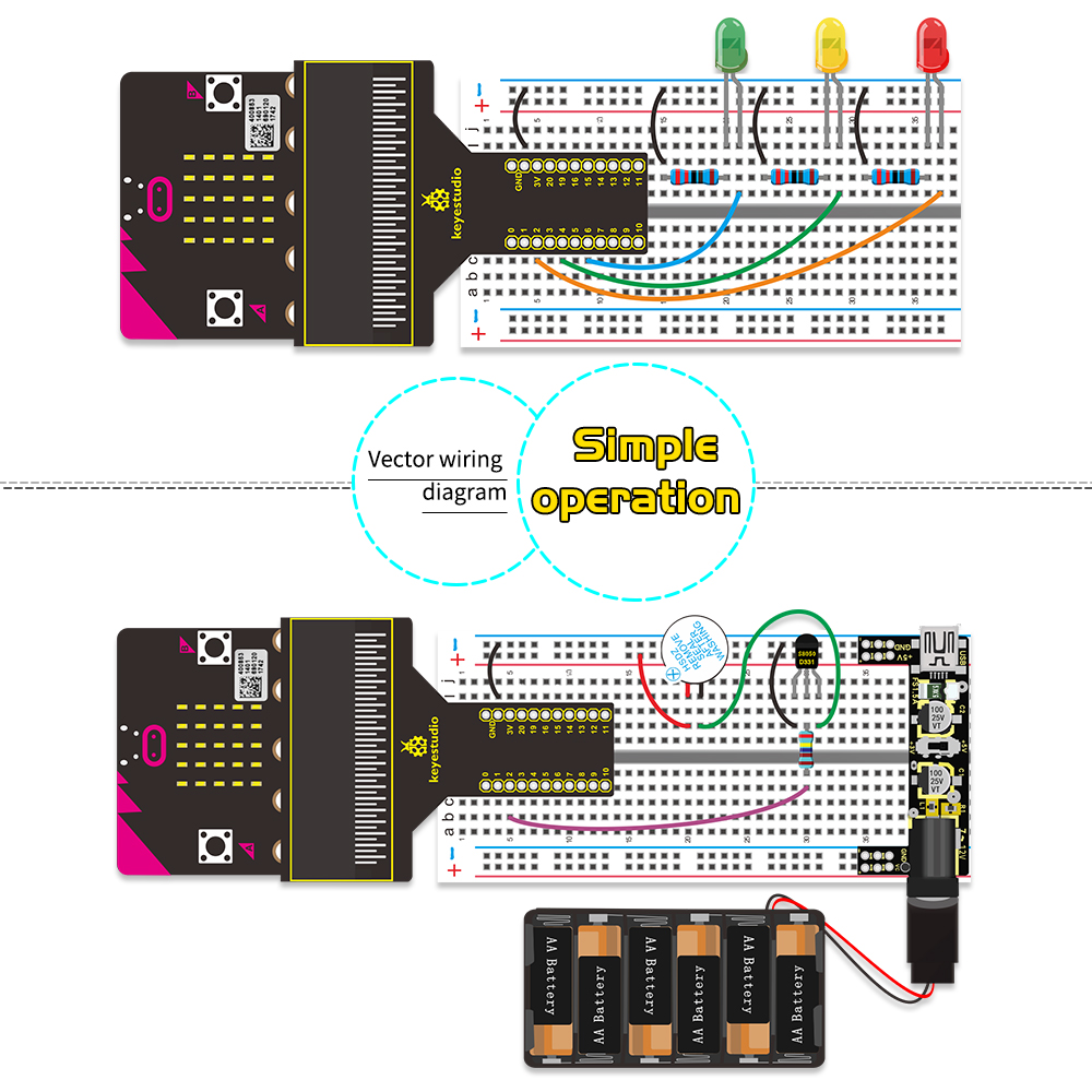 Keyestudio Micro:bit V2 Basic  - Diy Electronics Basics ulasan dan harga
